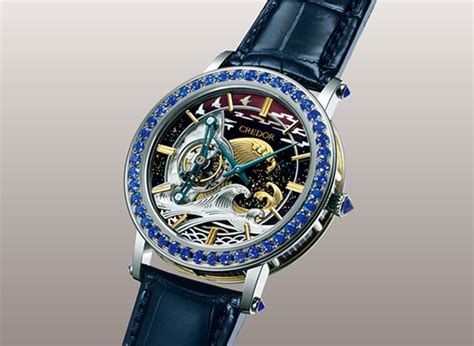 A new masterpiece from Credor. A tourbillon with .